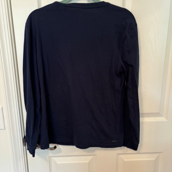 Adidas navy blue long sleeve medium t-shirt - Picture 5 of 10